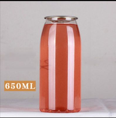 650ml transparent 22oz Juice Bottle For Water de plastique