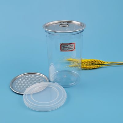 des écrous 0.6l boîte ouverte facile de nourriture 43G en plastique transparents