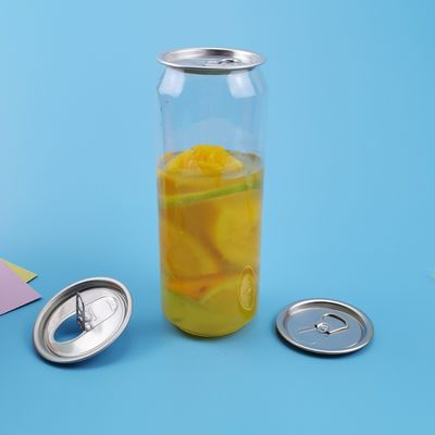 202 53mm ouverts faciles rétrécissent 0.5l de étiquetage Juice Jar de plastique