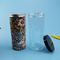 Pots en plastique d'ANIMAL FAMILIER de BPA du biscuit 71.5mm de coffre-fort libre de la nourriture 950ml