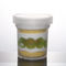 le de la soupe 180ml crème les tasses en plastique réutilisables avec des couvercles