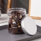 Conteneur en plastique 1400ml de confiture de Santa Cookie Jar With Lid de Noël fait sur commande