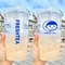 la tasse froide des boissons 360ml avec le couvercle U forment les tasses jetables en plastique