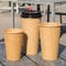 Tasse chaude jetable de papier de boisson de tasses de thé d'ODM 600ml Boba