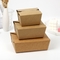 Impression de Flexo en vrac la boîte de la livraison de nourriture de boîte de papier de sushi avec le couvercle