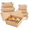 Emportez le conteneur de poulet de sushi de boîte de papier de salade de conteneur de salade de boîte
