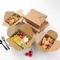 Emportez le conteneur de poulet de sushi de boîte de papier de salade de conteneur de salade de boîte
