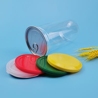 Boîtes en plastique ouvertes faciles rondes claires de nourriture du miel 750ML