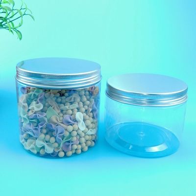pots en plastique de couvercle à visser d'espace libre de 270ml 1360ml pour le stockage de nourriture